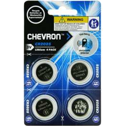 Photo of Chevron Lithium Cr2025 4 Pack