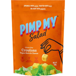 Photo of Pimp My Salad Vegan Herb & Cheese Croutons Gluten Free