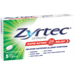 Photo of Zyrtec / Reactine Zyrtec Tablets 10mg 5 Gsl Srp 5.0x