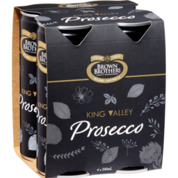 Photo of Brown Brothers Prosecco Nv Can 4x250ml