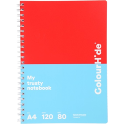 Photo of Marbig Colourhide Notebook A4 120 pages