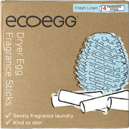 Photo of ecoegg Dryer Egg - Fragrance Sticks - Fresh Linen (4 pack)