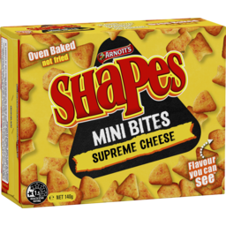Photo of Arnott's Shapes Mini Bites Cracker Biscuits Supreme Cheese