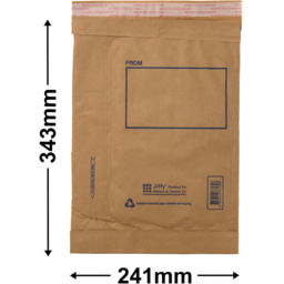 Photo of Envelope Padded Jiffy Size 4 240x340mm