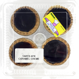 Photo of Caramel Creme Tarts 4 Pack 200g