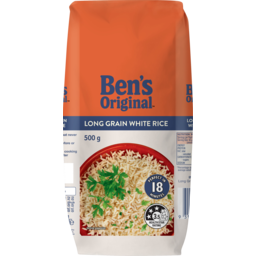Photo of Bens Original Long Grain Rice Pouch 500g