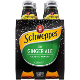 Photo of Schweppes Dry Ginger Ale 4.0x300ml