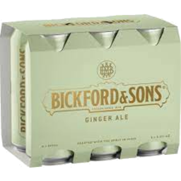Photo of Bickfords Ginger Ale 6x250ml