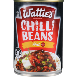 Photo of Wattie's Chilli Beans Hot 420g