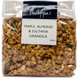 Photo of Phillippa's Maple Almond And Sultanna Granola 450gm