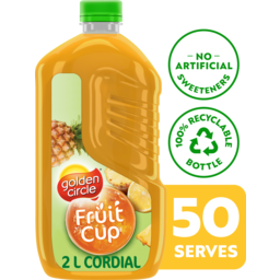 Photo of Golden Circle Fruit Cup Crush Cordial 2Ltr