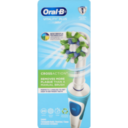 Photo of Oral-B Vitality Cross Action White Electric Toothbrush With Charger 