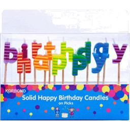 Photo of Korbond Cndle Happy B/Day Pick