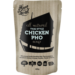 Photo of Hart & Soul All Natural Thai Chicken Pho Soup Pouch 400g