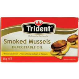 Photo of Trident Smoked Mussels In Vegetable Oil 85g