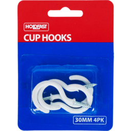Photo of Holdfast Cup Hooks White 4 Pack