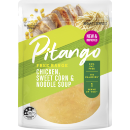 Photo of Pitango Free Range Chicken, Sweet Corn & Noodle Soup 600g