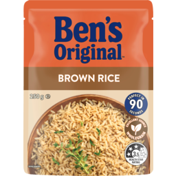 Photo of Ben's Original Brown Microwave Rice Pouch 250g