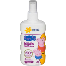 Photo of Cancer Council Peppa Pig Kids Finger Spray Spf 50+ 200ml