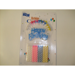 Photo of Birthday Candles & Scroll Qv
