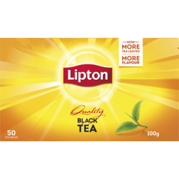 Photo of Lipton Quality Black Tea Bags 50pk 100gm