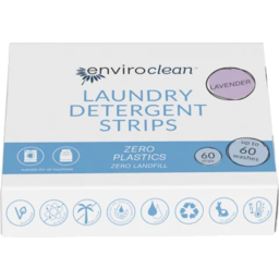 Photo of ENVIROCLEAN Laundry Detergent Strips Lavender 60 Pack