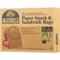 Photo of If You Care Paper Sandwich Bgs