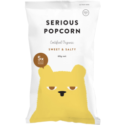 Photo of Serious Popcorn Sweet & Salty 5 Pack 60g