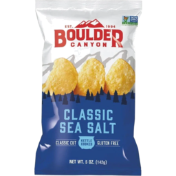 Photo of Boulder Canyon Classic Sea Salt Kettle Potato Chips