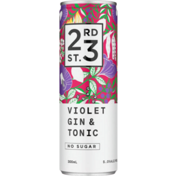 Photo of 23rd St Violet G&T 4*300ml