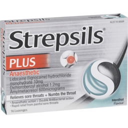Photo of Strepsils Plus Anaesthetic Lozenges 16 Pack 