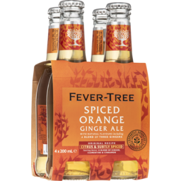 Photo of Fever-Tree Spiced Orange Ginger Ale 4x200ml