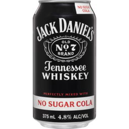 Photo of Jack Daniel's & Zero Sugar Cola Can