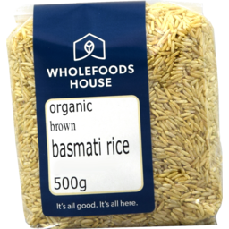 Photo of Wholefoods House Rice Basmati Brown 500g