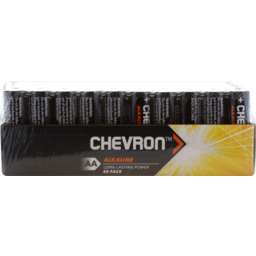 Photo of Chevron Battery Alkaline AA 40 Pack