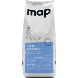 Photo of Map Coffee Beans Latte
