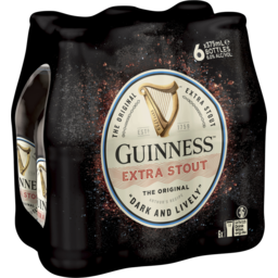 Photo of Guinness Extra Stout 6 X 375ml Bottle Shrinkwrap 