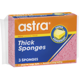 Photo of Astra Thick Sponges 3 Pack