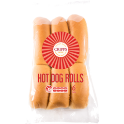 Photo of Cripps Master Hot Dog Rolls 6 Pack
