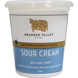Photo of Meander Valley Dairy Sour Cream 200ml