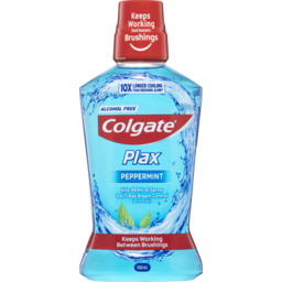 Photo of Colgate Plax Antibacterial Mouthwash 500ml, Alcohol Free, Peppermint, Bad Breath Control 500ml