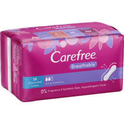 Photo of Carefree Liners Breathable 20 Pack