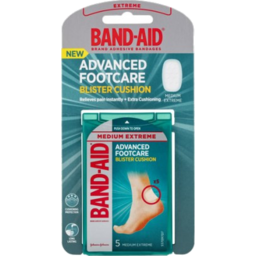 Photo of Band-Aid Advanced Footcare Blister Cushion Medium Extreme 5 Pack 