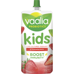 Photo of Vaalia Kids Probiotics Yoghurt Strawberry 140g