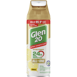 Photo of Glen 20 24h Protection Disinfectant Spray Citrus 300g