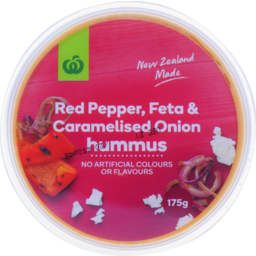 Photo of WW Hummus Red Pepper Feta Caramalized Onion 175g