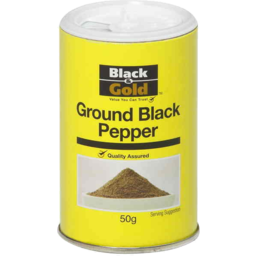 Photo of Black & Gold Ground Black Pepper