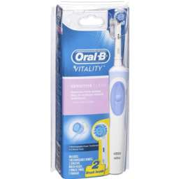 Photo of Oral-B Vitality Sensitive Clean White Electric Toothbrush With Charger