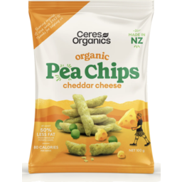 Photo of Ceres Organics Pea Chips - Cheddar Cheese