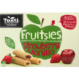 Photo of Tasti Fruitsies Strawberry Vanilla 10 Pack